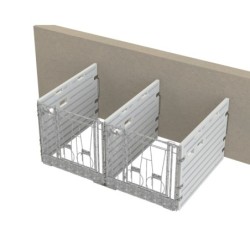 Modularer Kälberstall Doppelwandbucht Kerbl