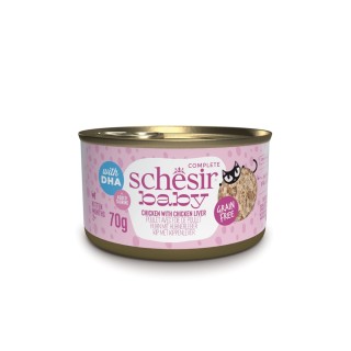 Schesir Baby 12 x 70 g - Huhn & Hühnerleber