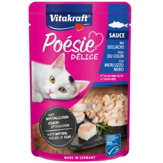 Vitakraft Katzennassfutter Poésie® Délice Sauce + - Seelachs