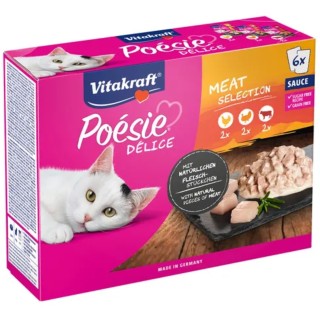 Vitakraft Poésie®Délice, Meat Selection Sauce - 510 g