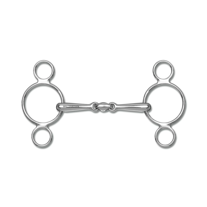 Mors 3 oder 4 Ringe für das Pferd mit doppeltem Bruch Waldhausen Massif