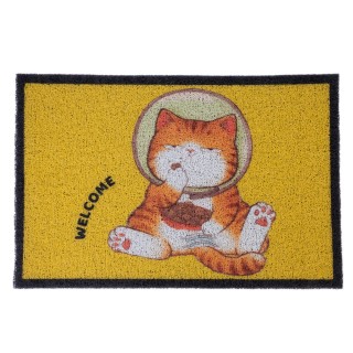 TIAKI Fußmatte "Welcome" mit Katze - L 60 x B 40 cm