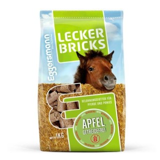 Eggersmann Lecker Bricks Apfel getreidefrei 1kg Belohnungsfutter