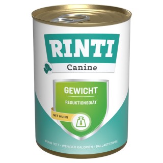 RINTI Canine Gewicht mit Huhn 400 g - 12 x 400 g