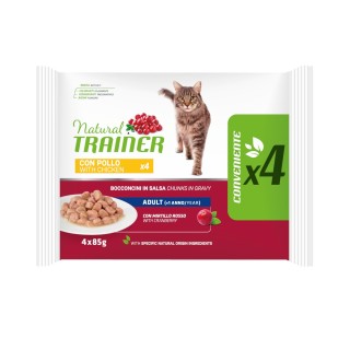 Natural Trainer Adult  - 4 x 85 g Huhn