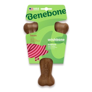 Benebone Wishbone Bacon - Medium: ca. L 22 x B 13 x H 4,5 cm