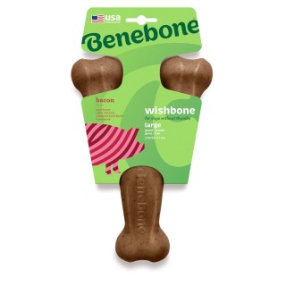 Benebone Wishbone Bacon - Large: ca. L 25 x B 14,5 x H 5 cm