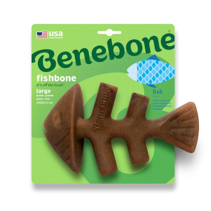 Benebone Fishbone - Large: ca. L 21 x B 12 cm