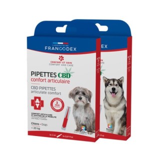Francodex CBD Spot-On Pipetten - Hund  20 kg