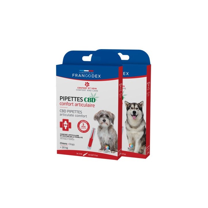Francodex CBD Spot-On Pipetten - Hund  20 kg