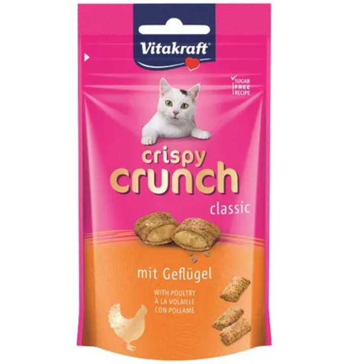 Vitakraft Katzensnack Crispy Crunch - Geflügel