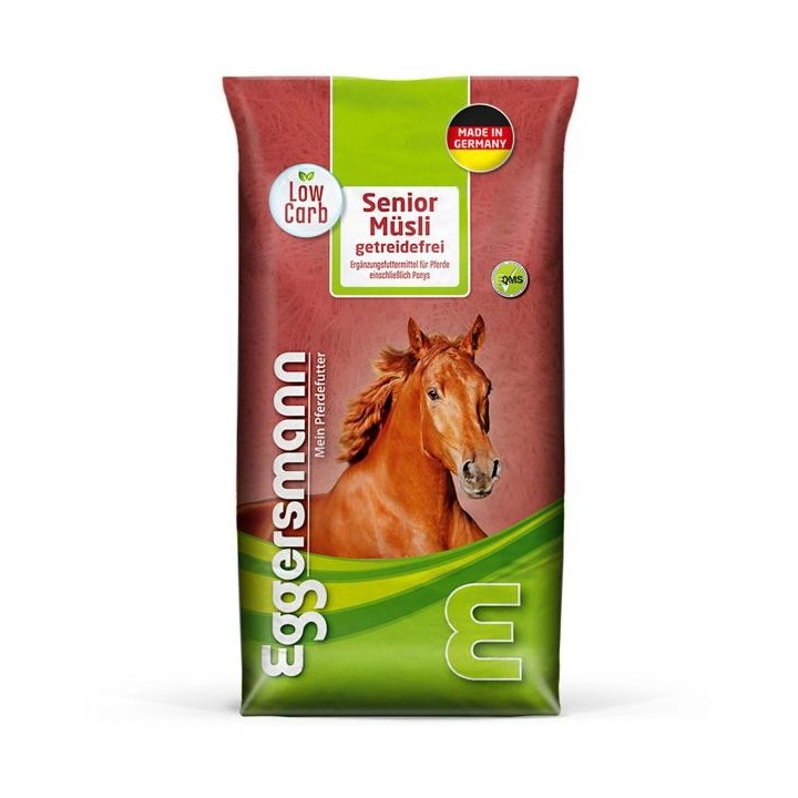 Eggersmann Senior Müsli getreidefrei 15 kg getreidefreies Pferdefutter für ältere Pferde