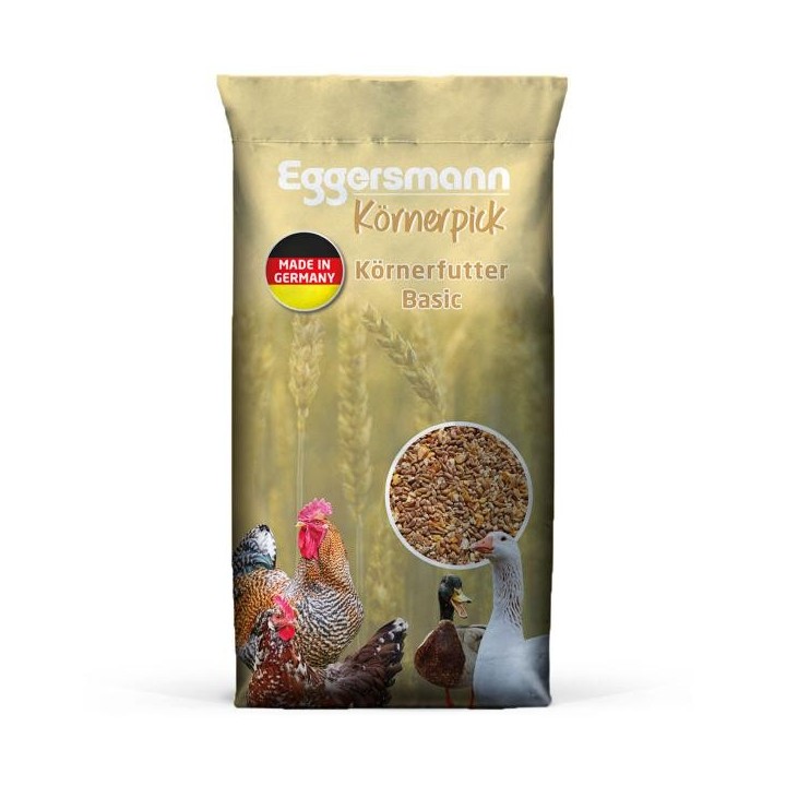Eggersmann Körnerpick - Körnerfutter Basic 25 kg Ergänzungsfuttermittel für Geflügel