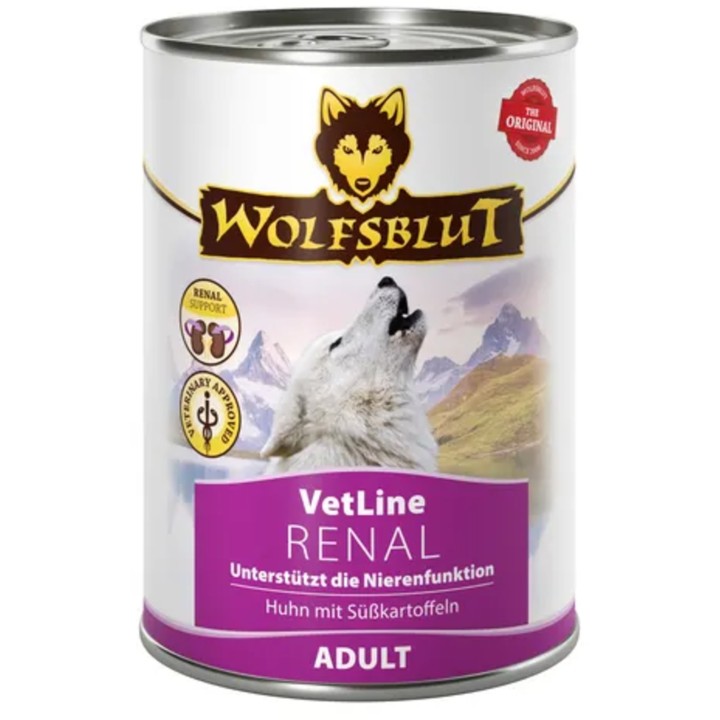 WOLFSBLUT Hundenassfutter VetLine Renal - 395 g