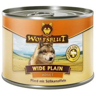 WOLFSBLUT Hundenassfutter Wide Plain Pferd & Süßkartoffel - 200 g