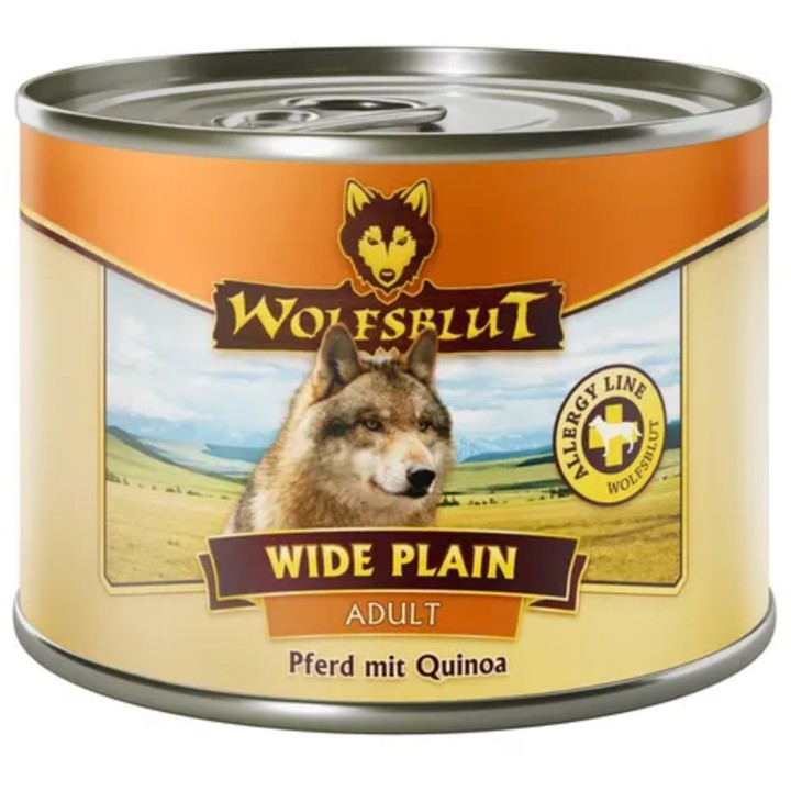 WOLFSBLUT Hundenassfutter Wide Plain Pferd & Quinoa - 200 g
