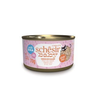 Schesir Baby 12 x 70 g - Huhn & Lachs