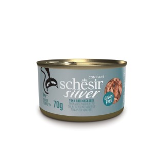 Schesir Silver Senior 12 x 70 g - Thunfisch & Makrele
