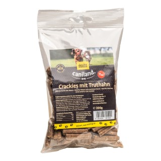 Caniland Crackies 200 g - Sparpaket: 3 x Truthahn