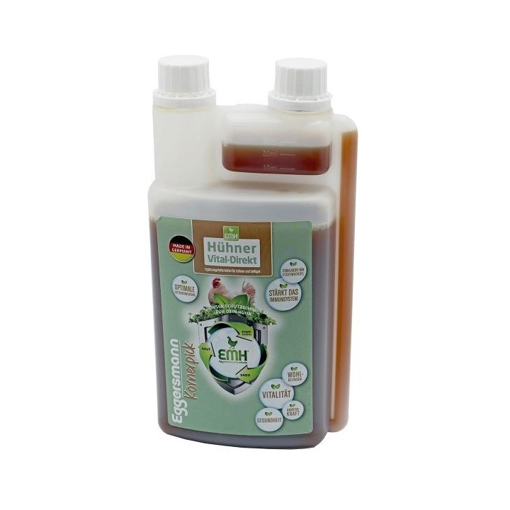 Eggersmann Körnerpick - EMH Hühner Vital-Direkt 1 L Einzelfuttermittel für Hühner