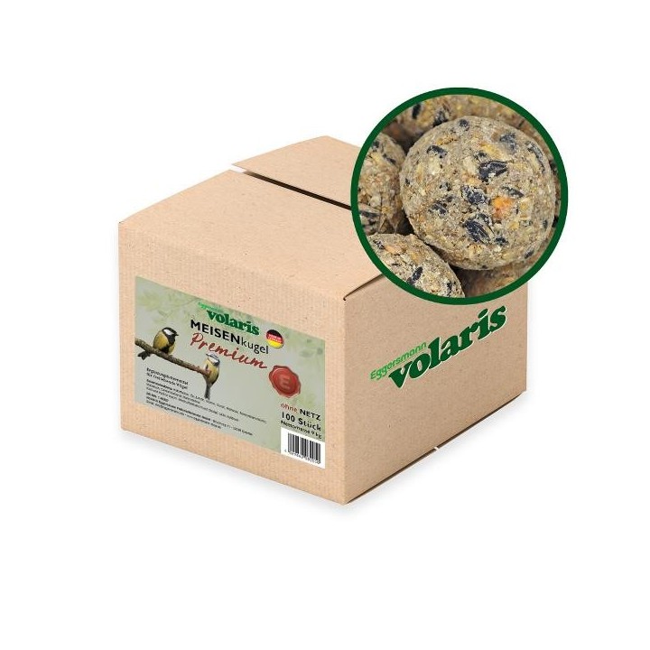 Eggersmann volaris Meisenkugel Premium 100er Karton ohne Netz