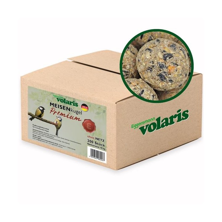 Eggersmann volaris Meisenkugel Premium 200er Karton ohne Netz