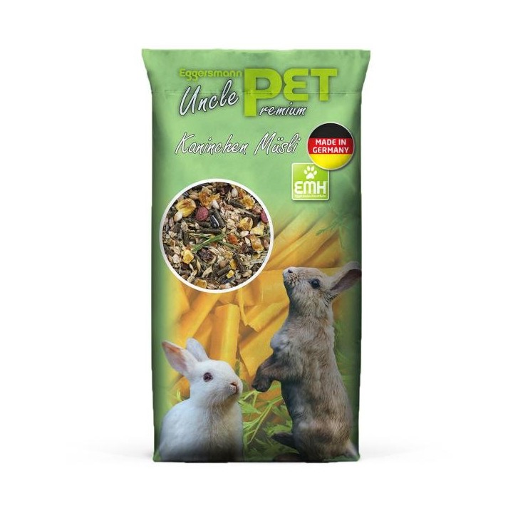Eggersmann Uncle Pet - Premium Kaninchen Müsli 15 kg