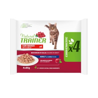 Natural Trainer Adult  - 4 x 85 g Rind