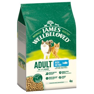 James Wellbeloved Adult Cat Hypoallergenic Fisch & Reis - 4 kg