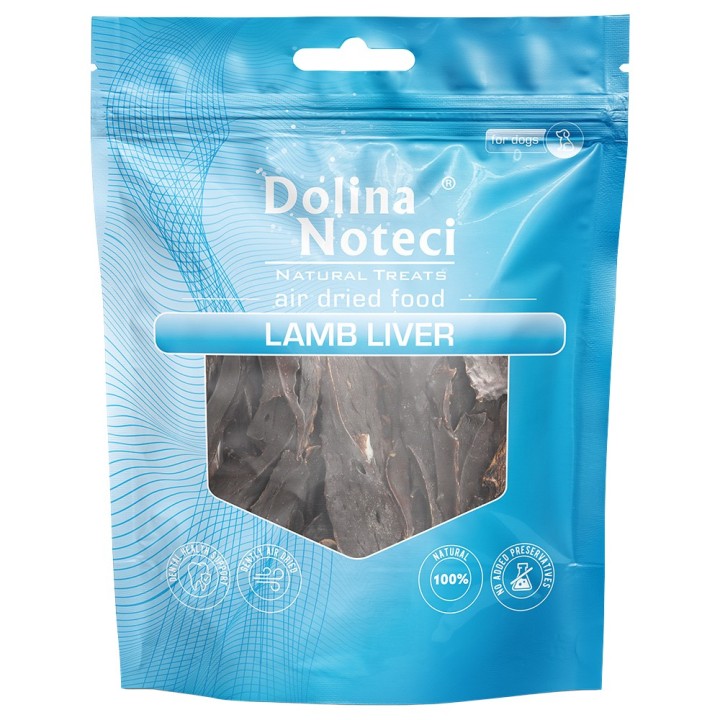 Dolina Noteci Dog Natural Treats Lammleber Sparpaket: 3 x 150 g