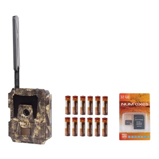 Fotofalle + 12 Batterien aa + 1 Speicherkarte 32 gb Num'axes