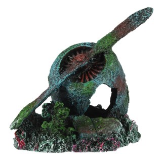 Aquariumdekoration Flugzeugträger Aqua Della