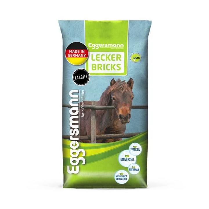 Eggersmann Lecker Bricks Lakritz 25 kg