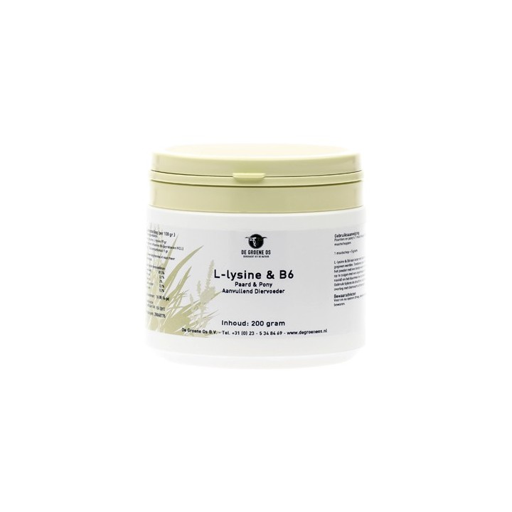 Groene Os L-Lysine B6 Pferd & Pony - 200 g