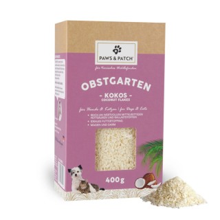 PAWS & PATCH Obstgarten Kokosflocken - 400 g