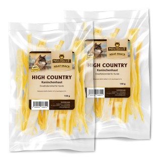 Wolfsblut | High Country Kaninchenhaut | Kauartikel | 2 x 150 g