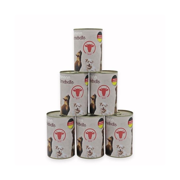 Eggersmann Carnebello - Nassfutter mit Rind 6 x 400g