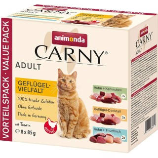 Animonda Carny Adult Geflügel-Mix 8x85g - 680 g