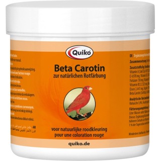 Quiko Beta Carotin für Ziervögel mit Rotfaktoren - 100 g