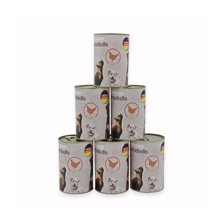 Eggersmann Carnebello - Nassfutter mit Huhn 6 x 400g