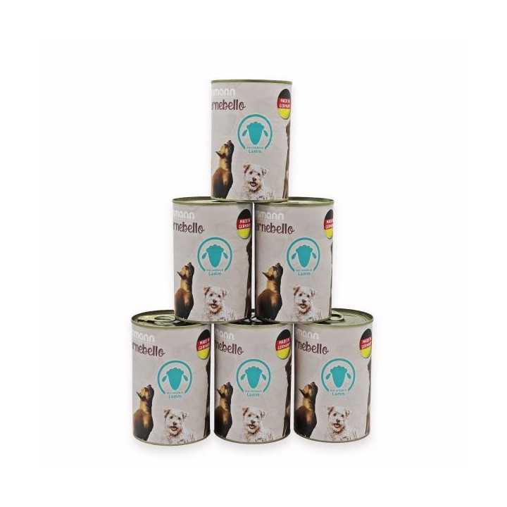 Eggersmann Carnebello - Nassfutter mit Lamm 6 x 400g