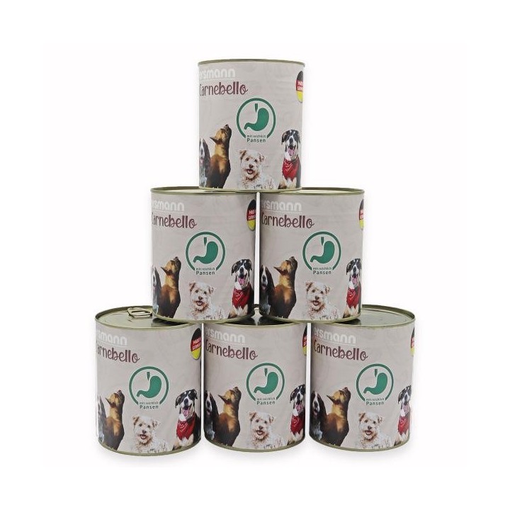 Eggersmann Carnebello - Nassfutter mit Pansen 6 x 800g