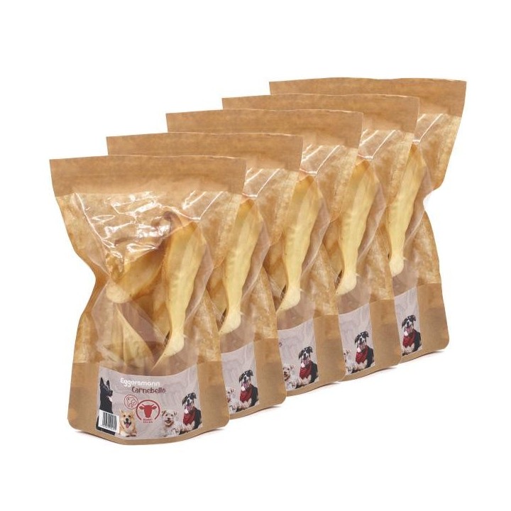 Eggersmann Carnebello - Naturkausnack Rinderohren 5 x 2 Stk