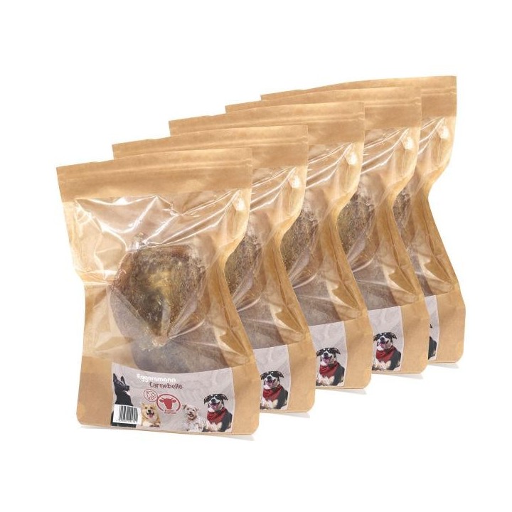 Eggersmann Carnebello - Naturkausnack Rinderkopfhaut 5 x 60 g
