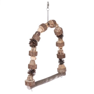 TIAKI Vogelschaukel - Größe L: B 32 x H 45 cm