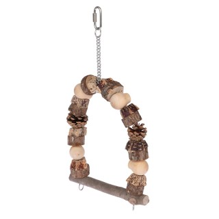 TIAKI Vogelschaukel - Größe S: B 18 x H 25 cm