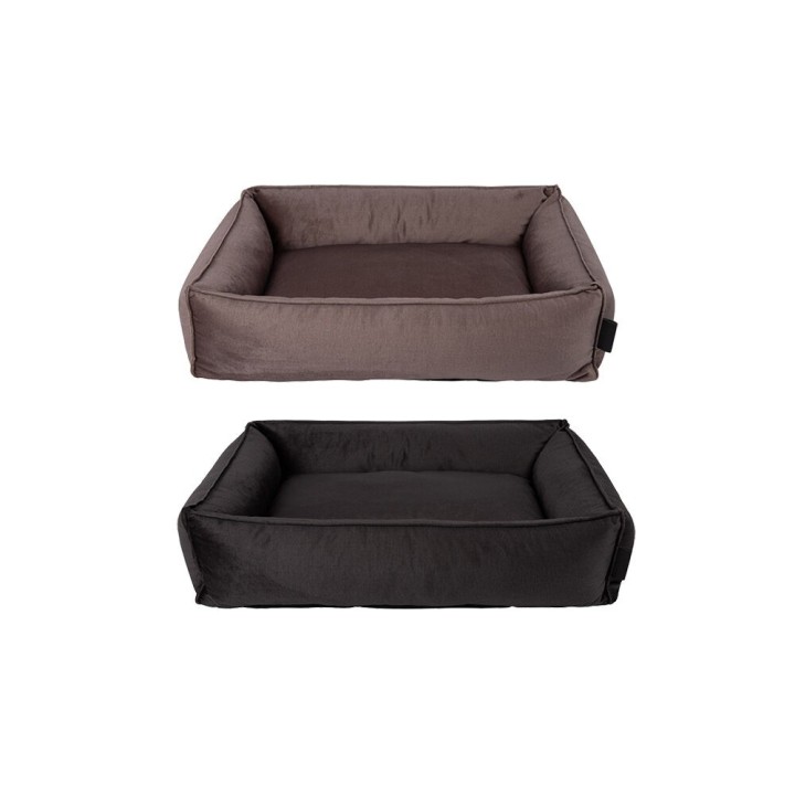 District 70 Shimmer Box Bed - Dunkelgrau - S - 60 x 44 cm