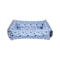 Lex & Max Delfter Blaues – Hundebett – 90 x 70 cm – Blau