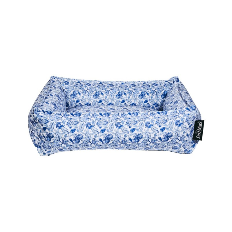 Lex & Max Delfter Blaues – Hundebett – 90 x 70 cm – Blau