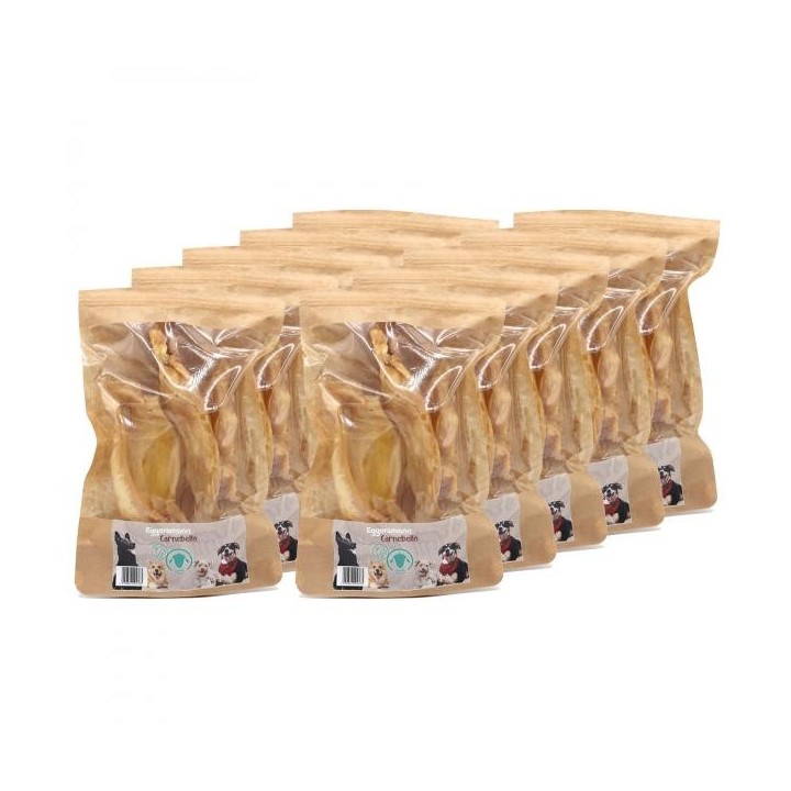 Eggersmann Carnebello - Naturkausnack Lammohren 10 x 4 Stk